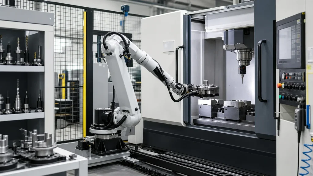CNC Automation: Probing, Tool Management and Robot Loading